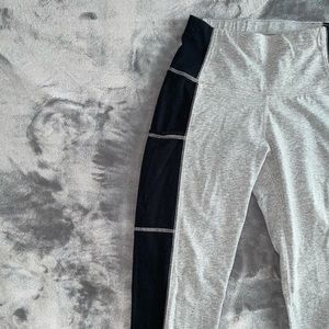 Gray and Black leggings